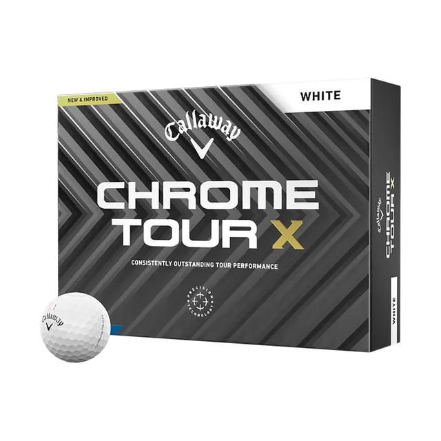 Callaway Chrome Tour Triple Diamond White Golf Balls - Maple Hill Golf